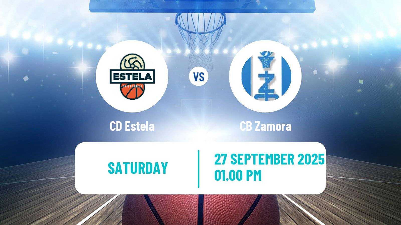 Basketball Spanish LEB Oro Estela - Zamora