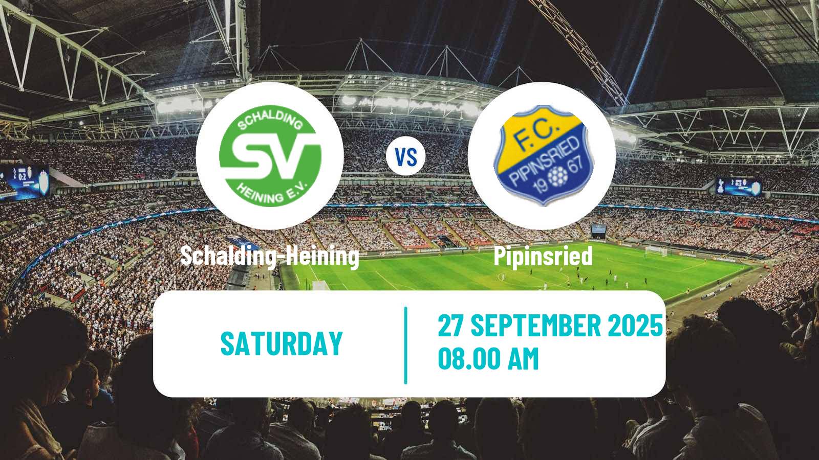 Football German Oberliga Bayern Süd Schalding-Heining - Pipinsried