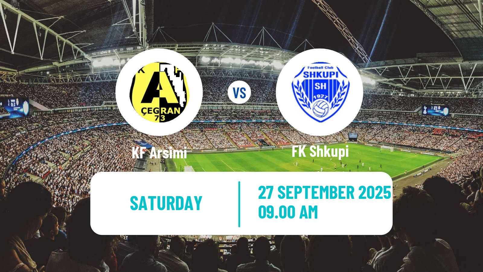 Football North Macedonian 1 MFL Arsimi - Shkupi