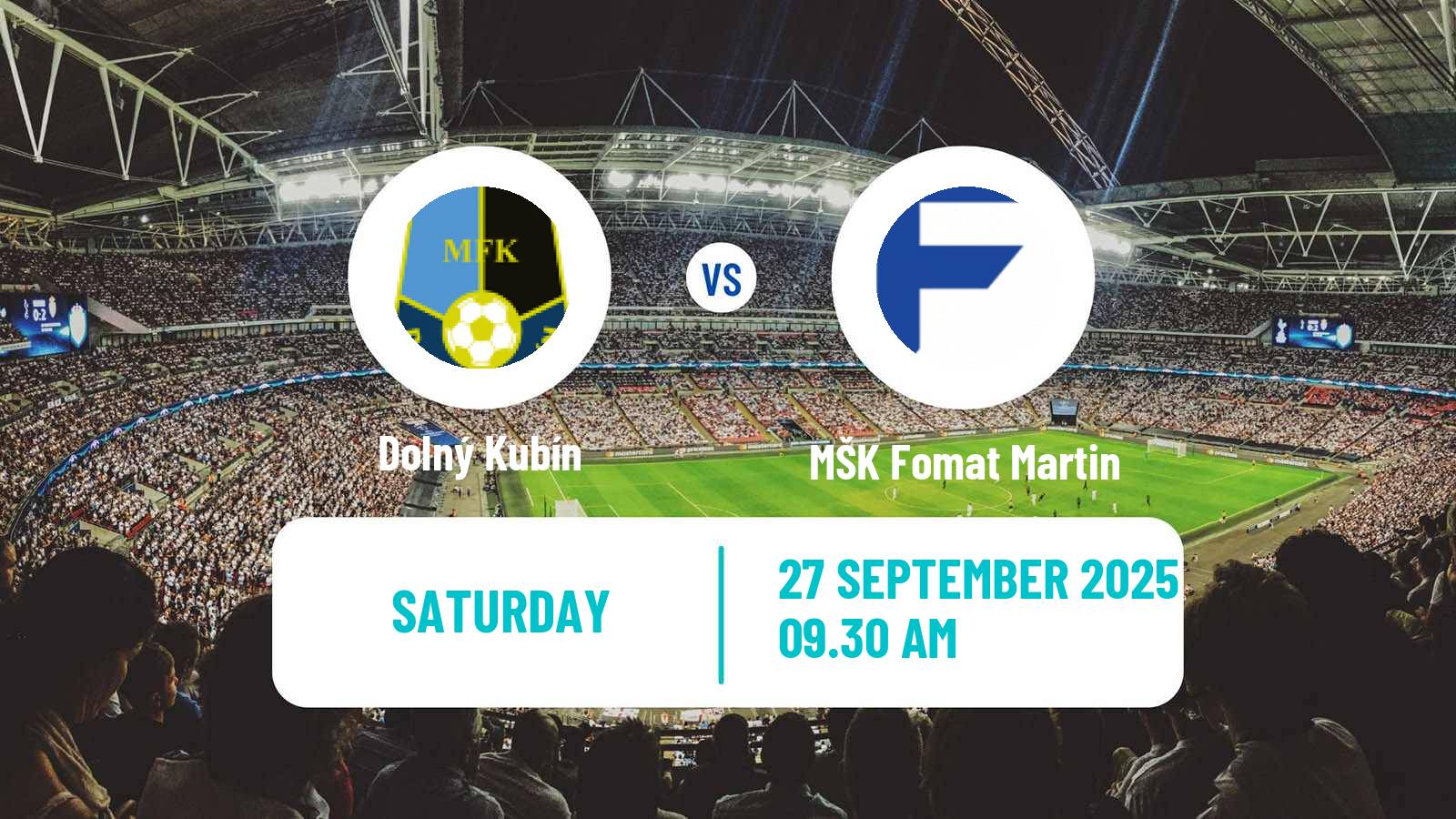 Soccer Slovak 3 Liga Central Dolný Kubín - MŠK Fomat Martin