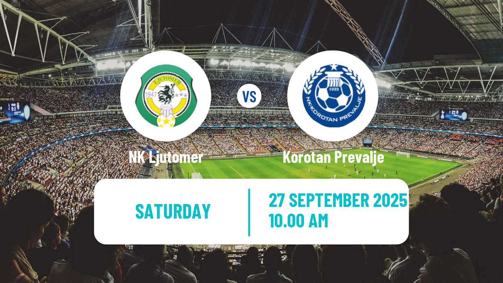Football Slovenian 3 SNL East Ljutomer - Korotan Prevalje