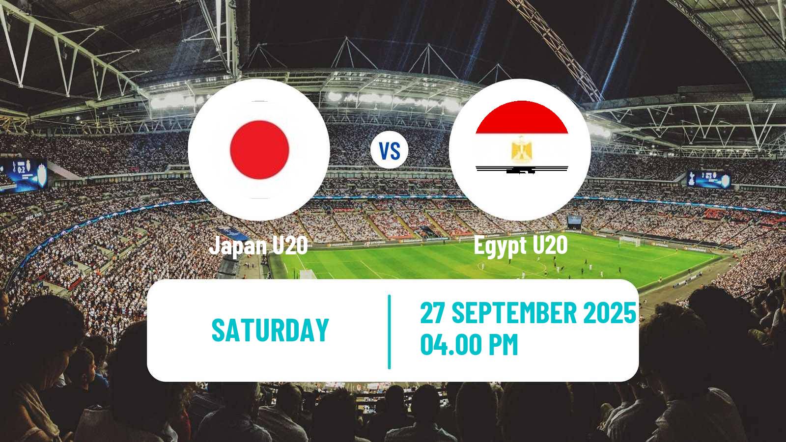 Football FIFA World Cup U20 Japan U20 - Egypt U20