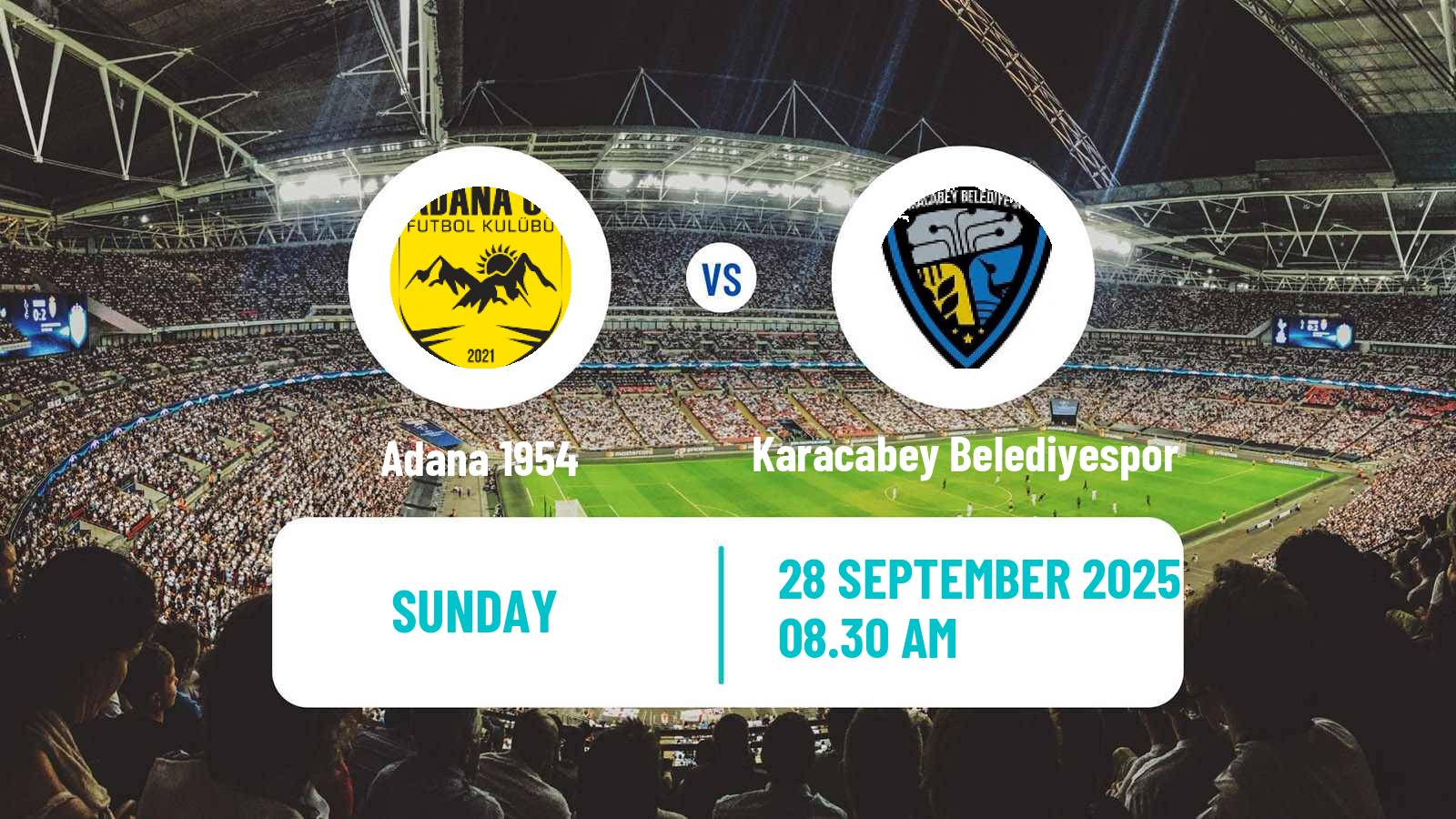 Football Turkish Second League White Group Adana 1954 - Karacabey Belediyespor