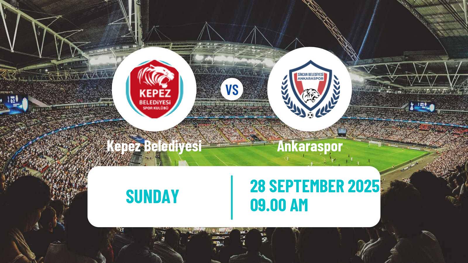 Football Turkish Second League White Group Kepez Belediyesi - Ankaraspor