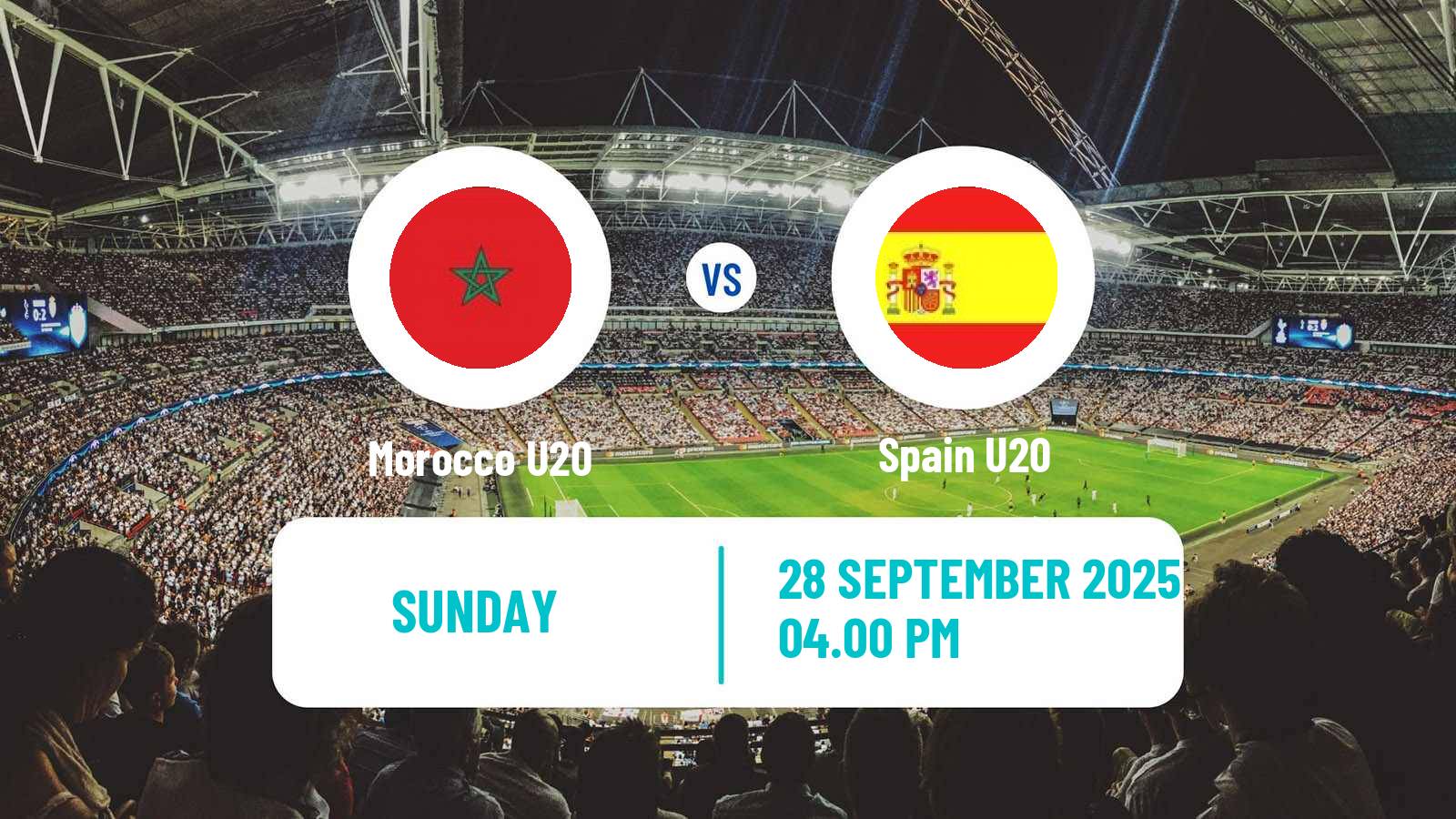 Football FIFA World Cup U20 Morocco U20 - Spain U20