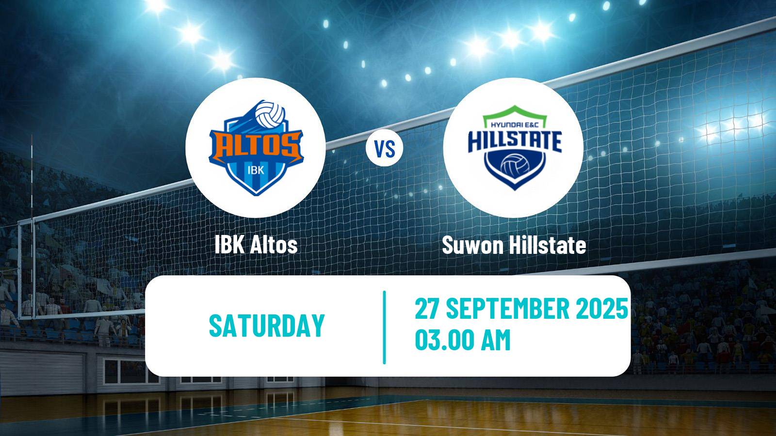 Volleyball South Korean KOVO Cup Volleyball Women IBK Altos - Suwon Hillstate