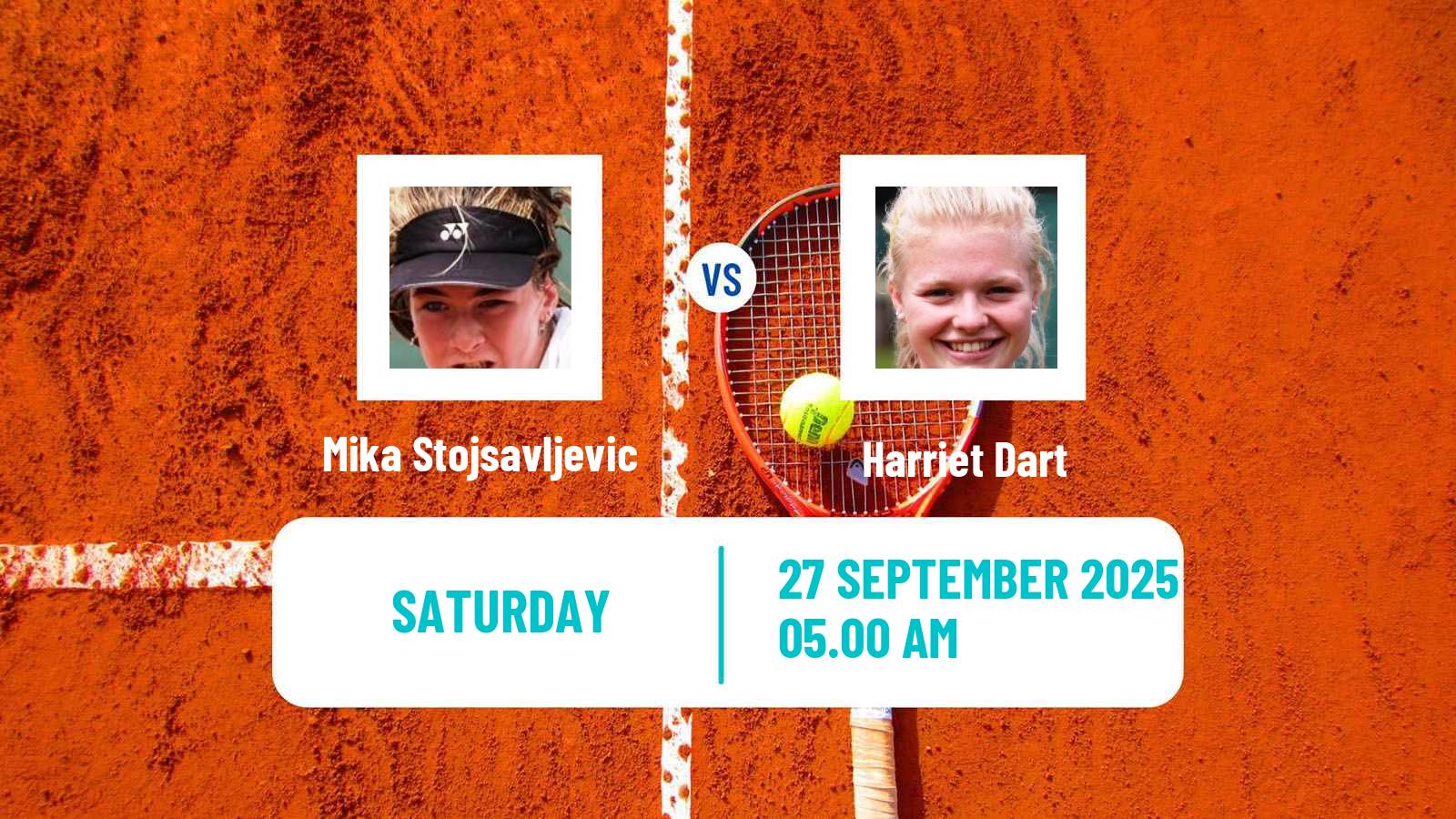 Tennis ITF W35 Monastir 5 Women Mika Stojsavljevic - Harriet Dart