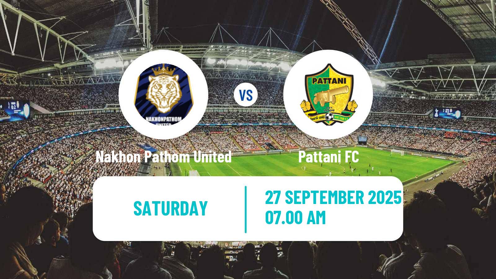 Football Thai League 2 Nakhon Pathom United - Pattani