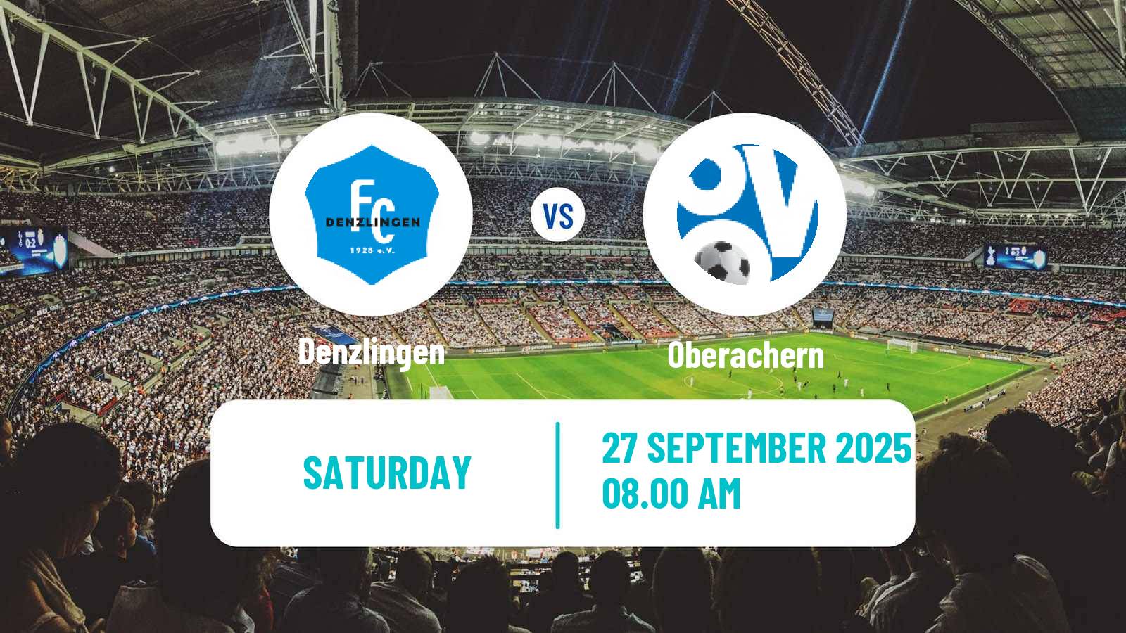 Football German Oberliga Baden-Württemberg Denzlingen - Oberachern
