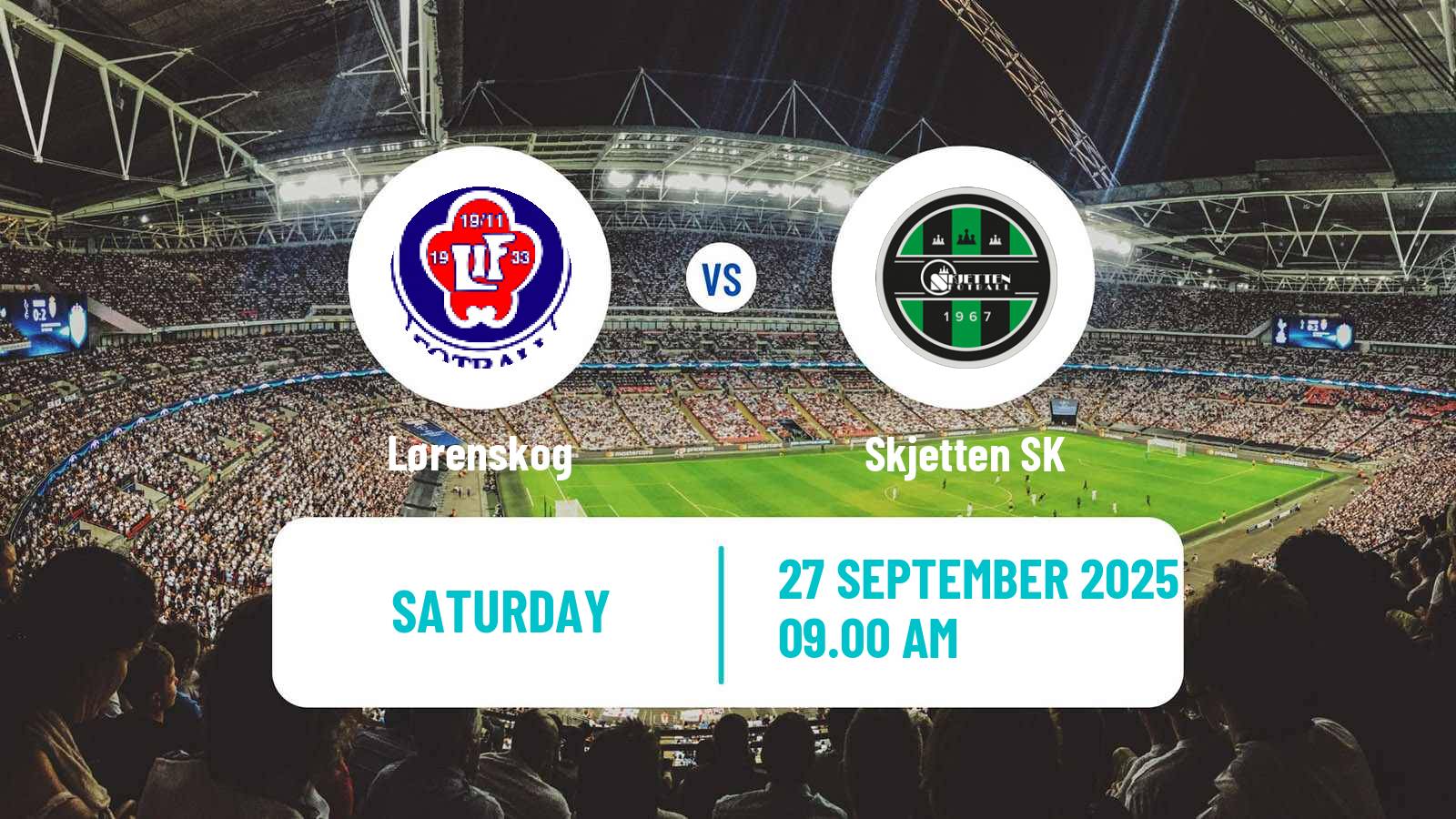 Football Norwegian Division 3 - Group 3 Lørenskog - Skjetten