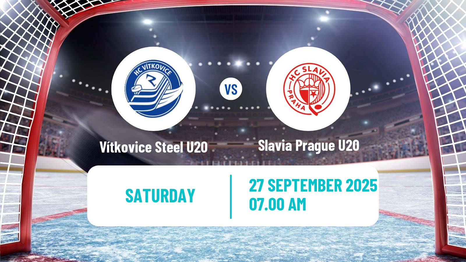 Hockey Czech ELJ Vítkovice Steel U20 - Slavia Prague U20