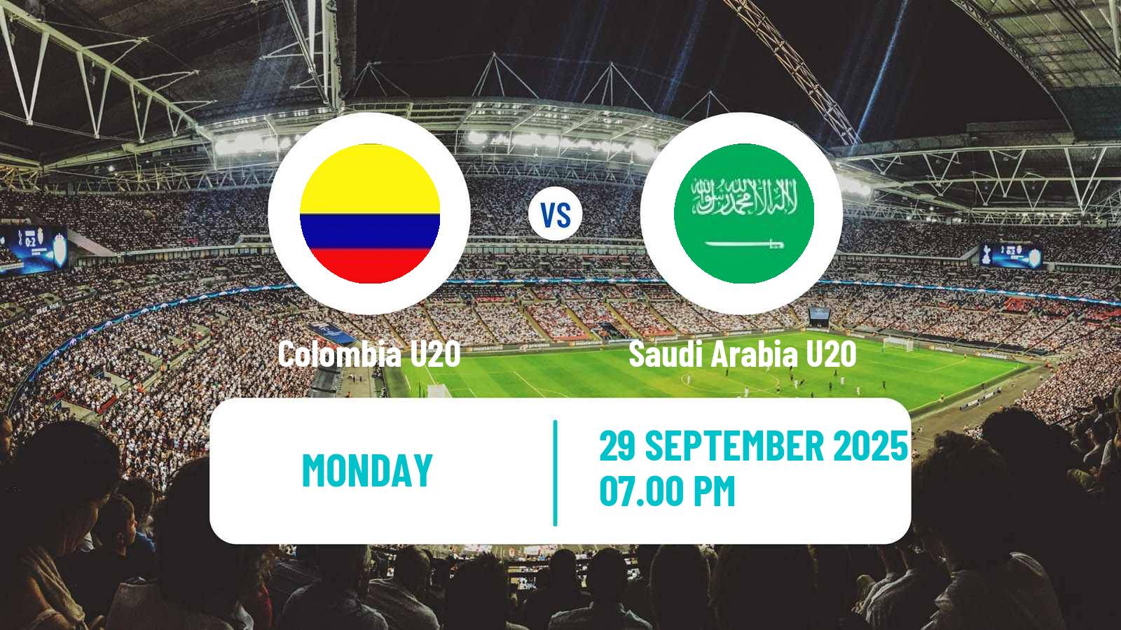 Football FIFA World Cup U20 Colombia U20 - Saudi Arabia U20