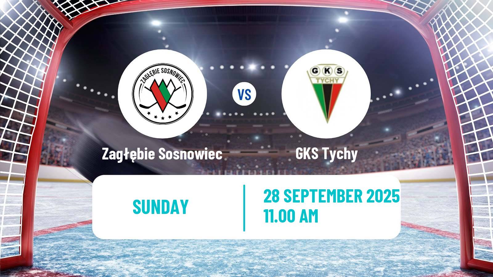 Hockey Polska Liga Hokejowa Zagłębie Sosnowiec - GKS Tychy