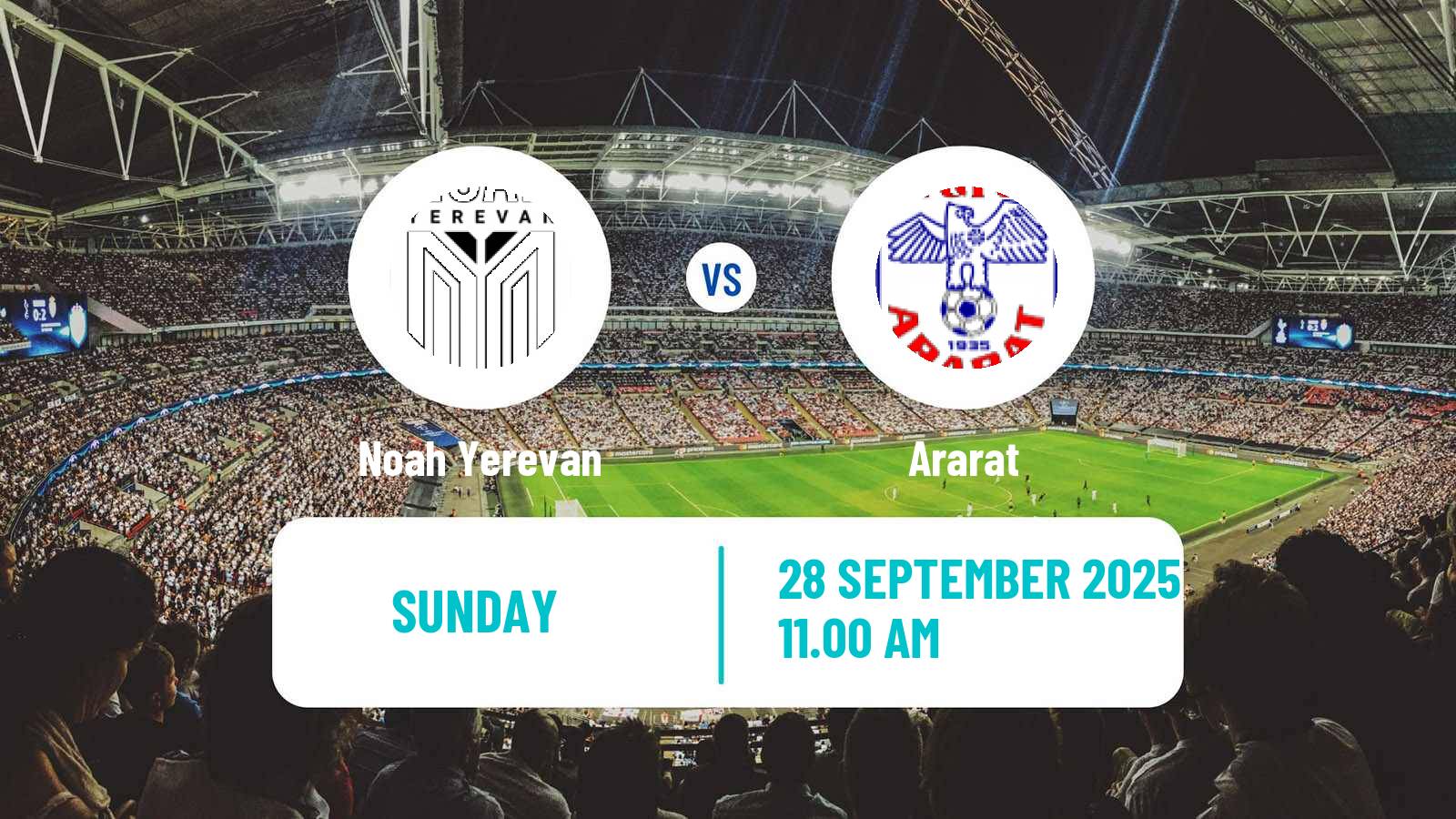 Football Armenian Premier League Noah Yerevan - Ararat