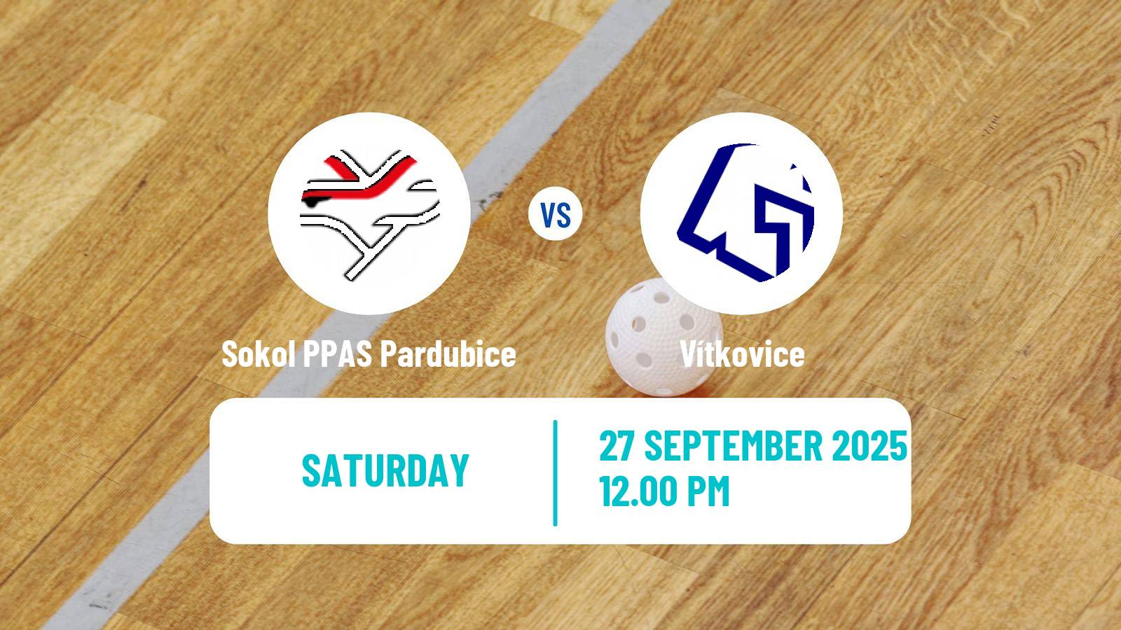 Floorball Czech Superliga Floorball Sokol PPAS Pardubice - Vítkovice