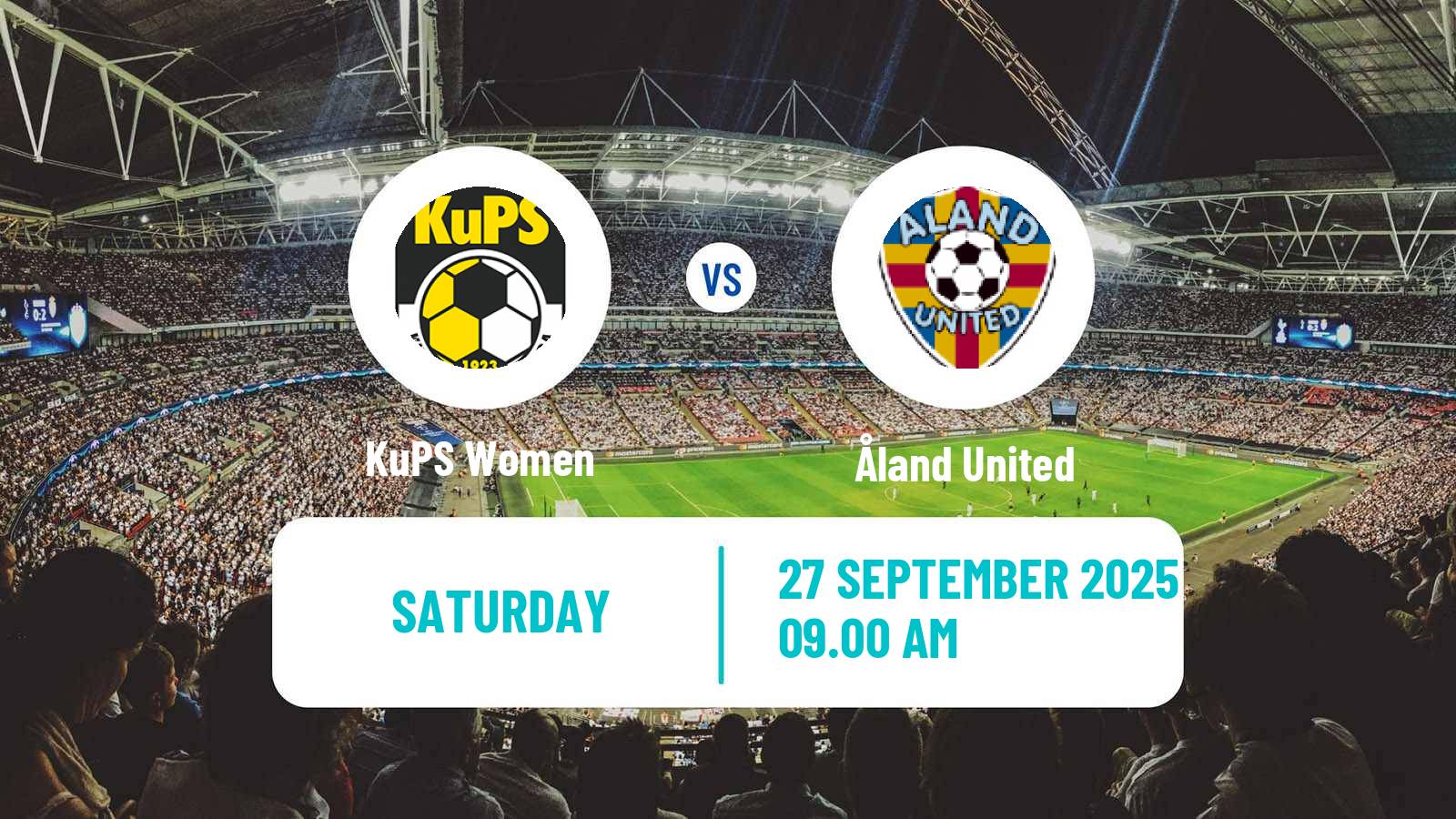 Football Finnish Kansallinen Liiga Women KuPS - Åland United