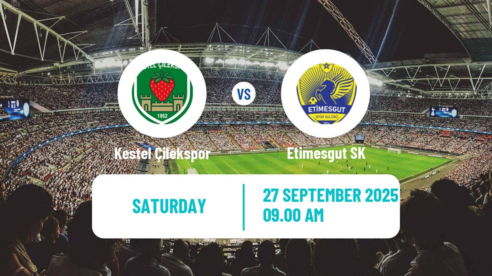 Football Turkish 3 Lig Group 1 Kestel Çilekspor - Etimesgut