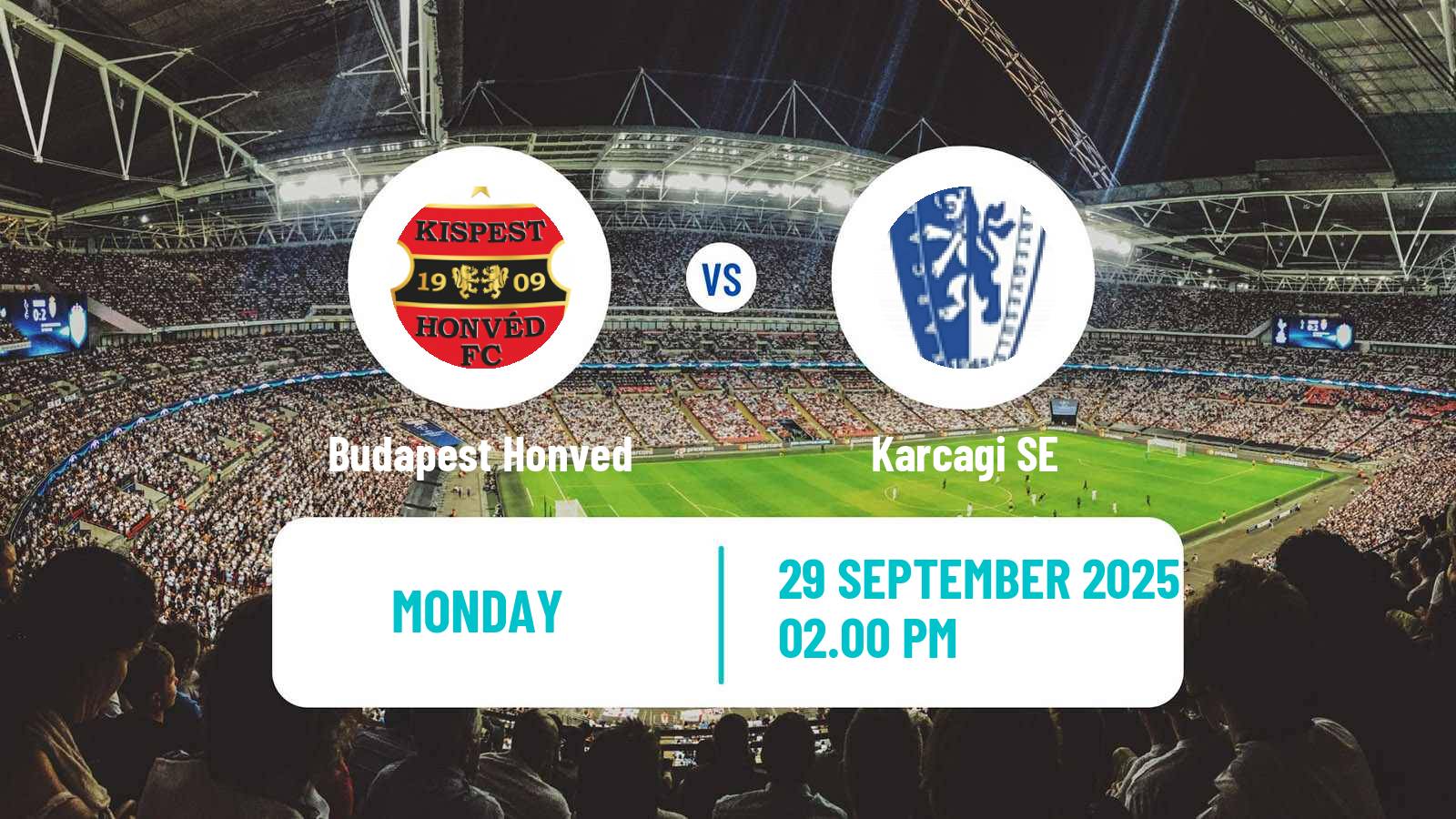 Football Hungarian NB II Budapest Honved - Karcag