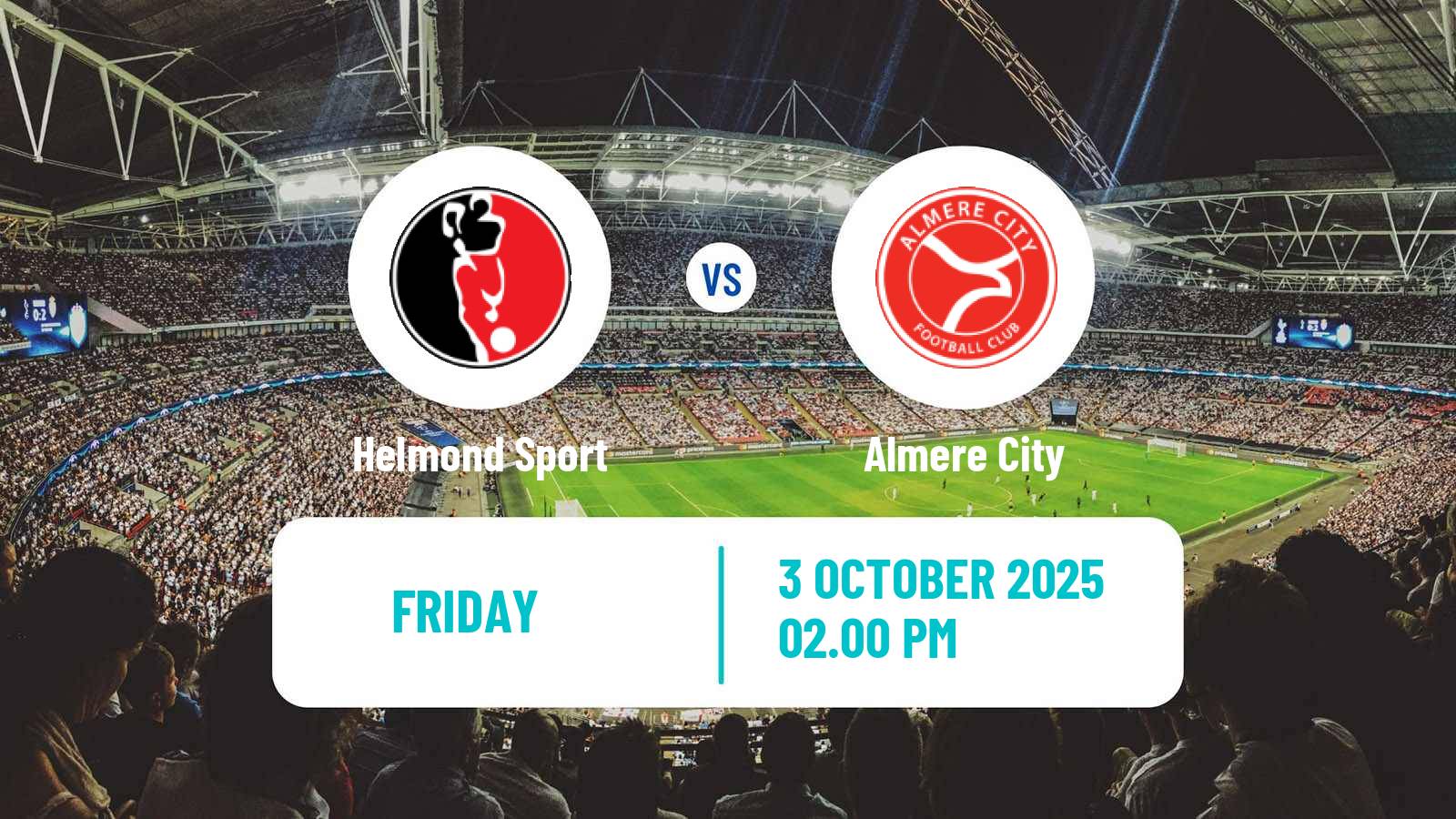 Football Dutch Eerste Divisie Helmond Sport - Almere City