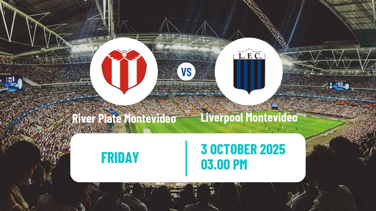 Football Uruguayan Primera Division River Plate Montevideo - Liverpool Montevideo