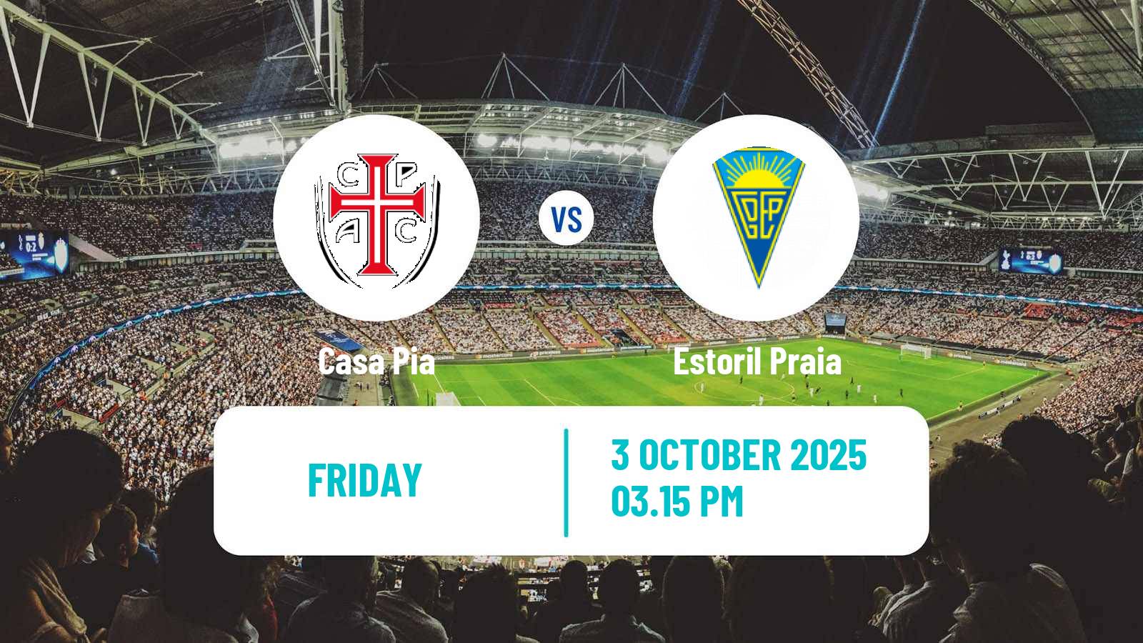 Football Liga Portugal Casa Pia - Estoril Praia
