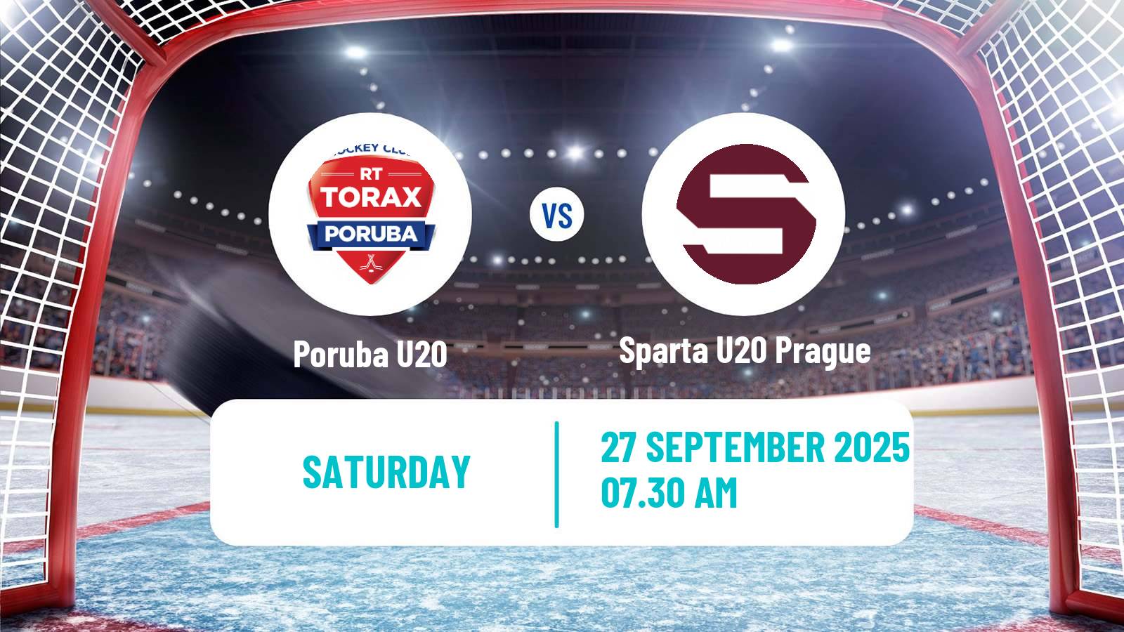 Hockey Czech ELJ Poruba U20 - Sparta U20 Prague