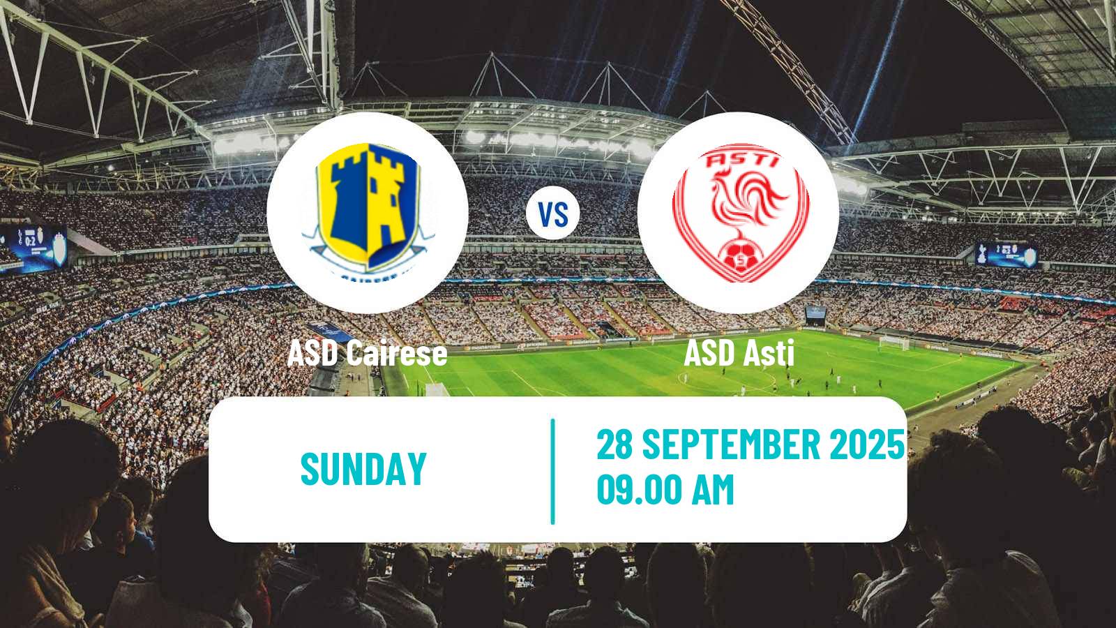 Football Italian Serie D - Group A Cairese - Asti