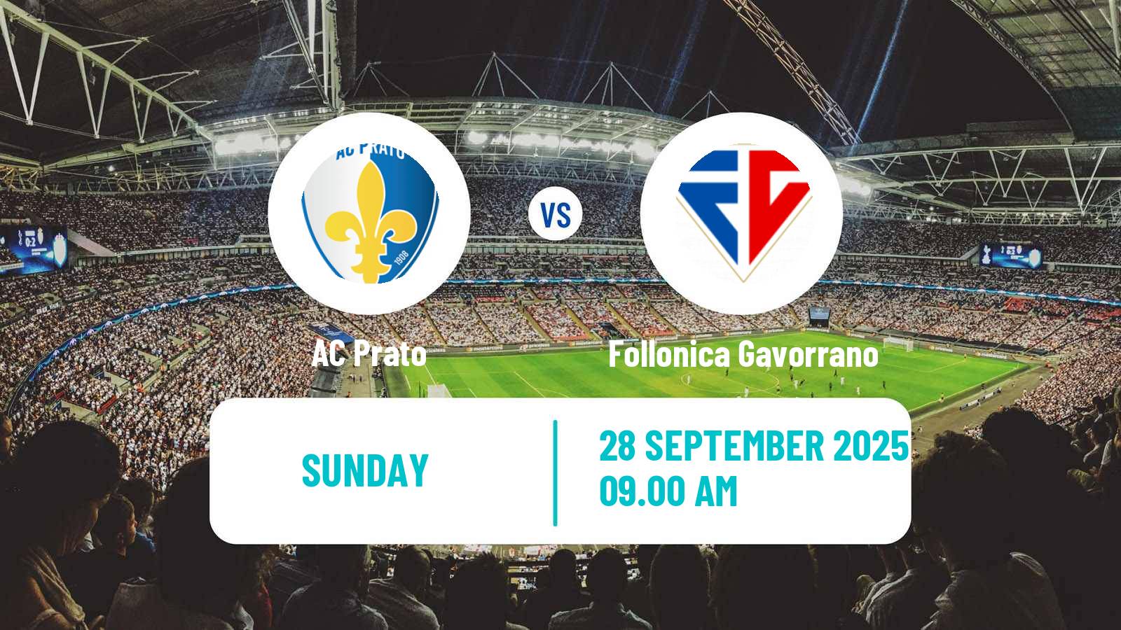 Football Italian Serie D - Group E Prato - Follonica Gavorrano