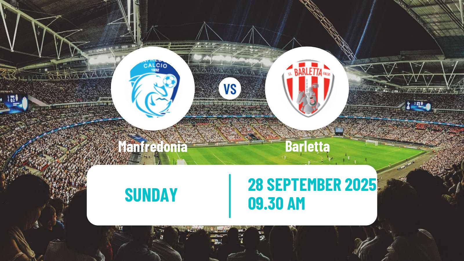 Football Italian Serie D - Group H Manfredonia - Barletta