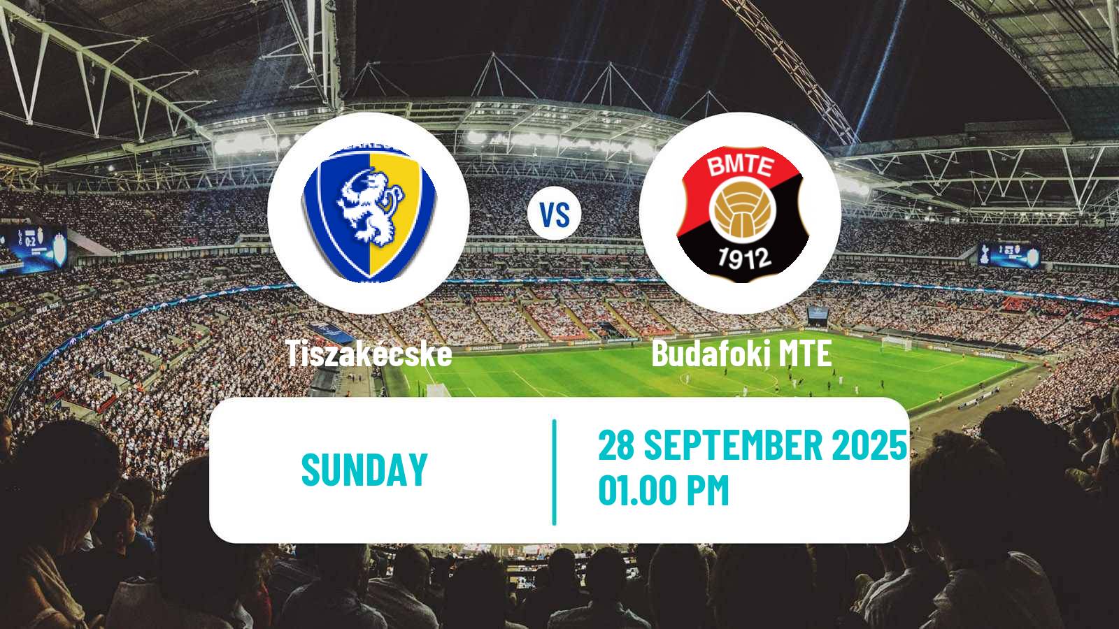 Football Hungarian NB II Tiszakécske - Budafoki