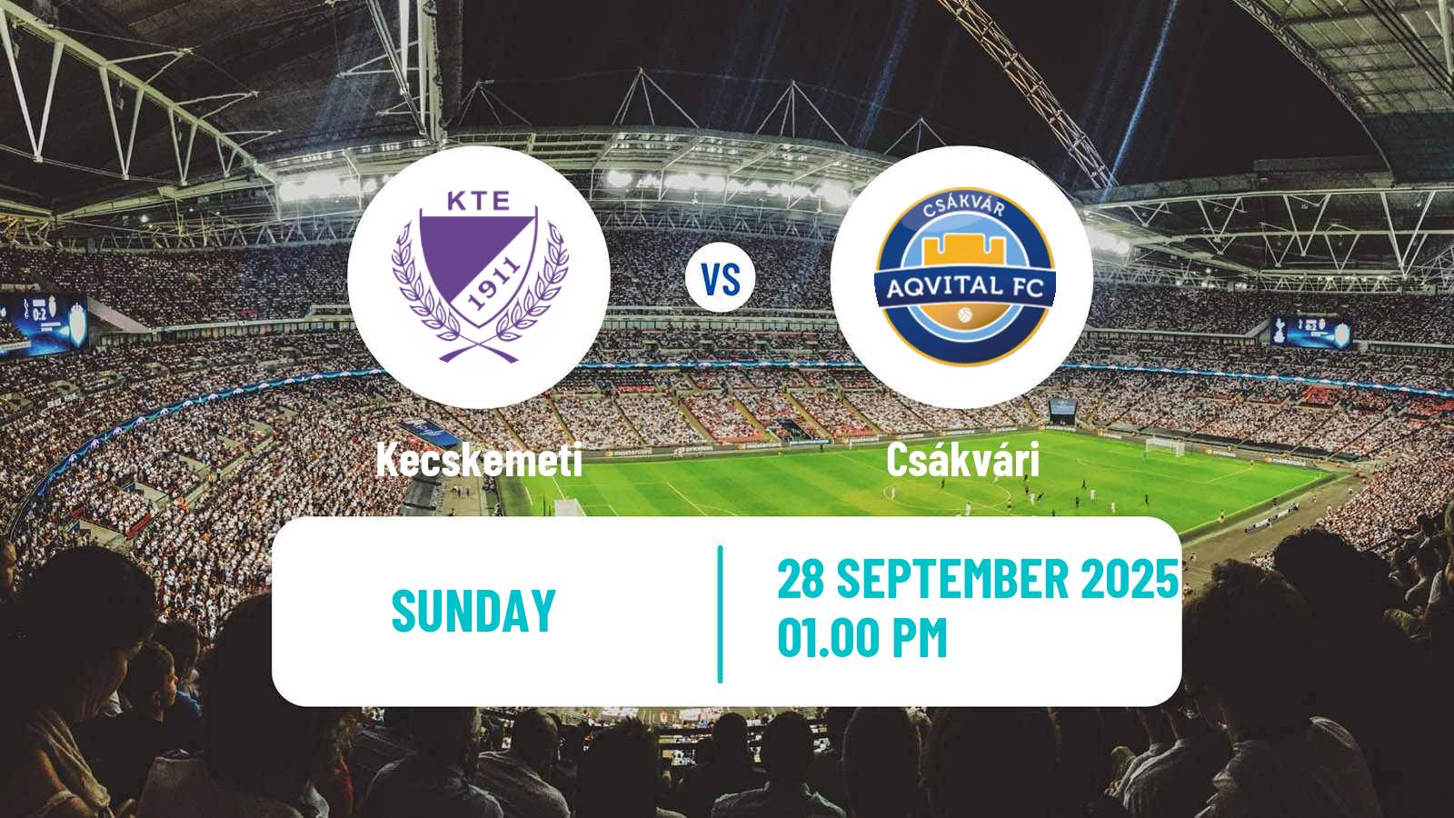 Football Hungarian NB II Kecskemeti - Csákvári