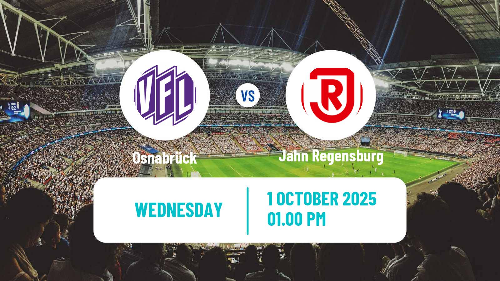 Football German 3 Bundesliga Osnabrück - Jahn Regensburg