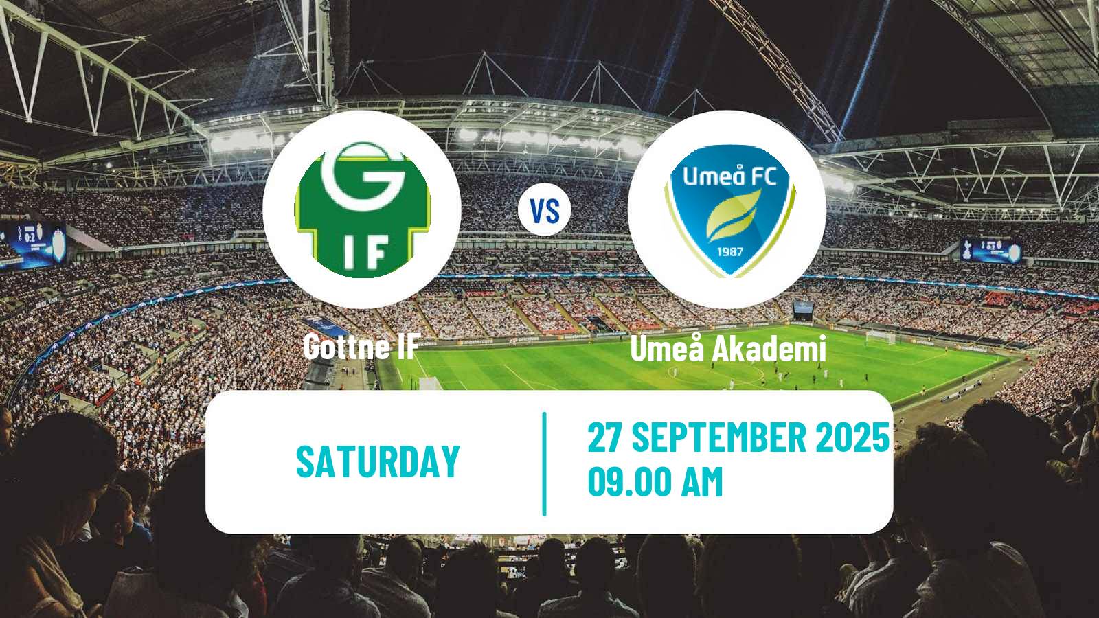 Football Swedish Division 2 - Norrland Gottne - Umeå Akademi