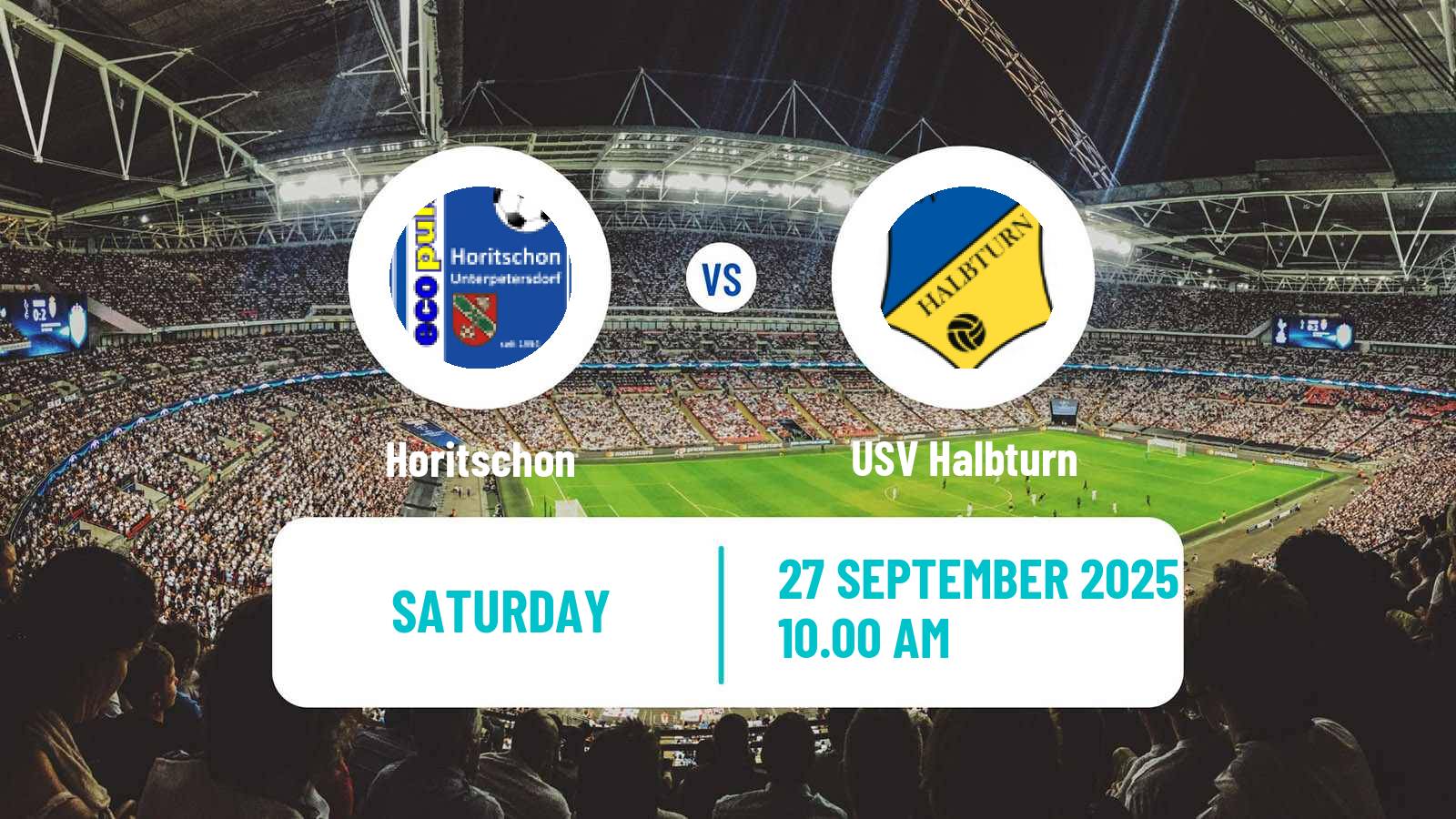 Football Austrian Landesliga Burgenland Horitschon - Halbturn