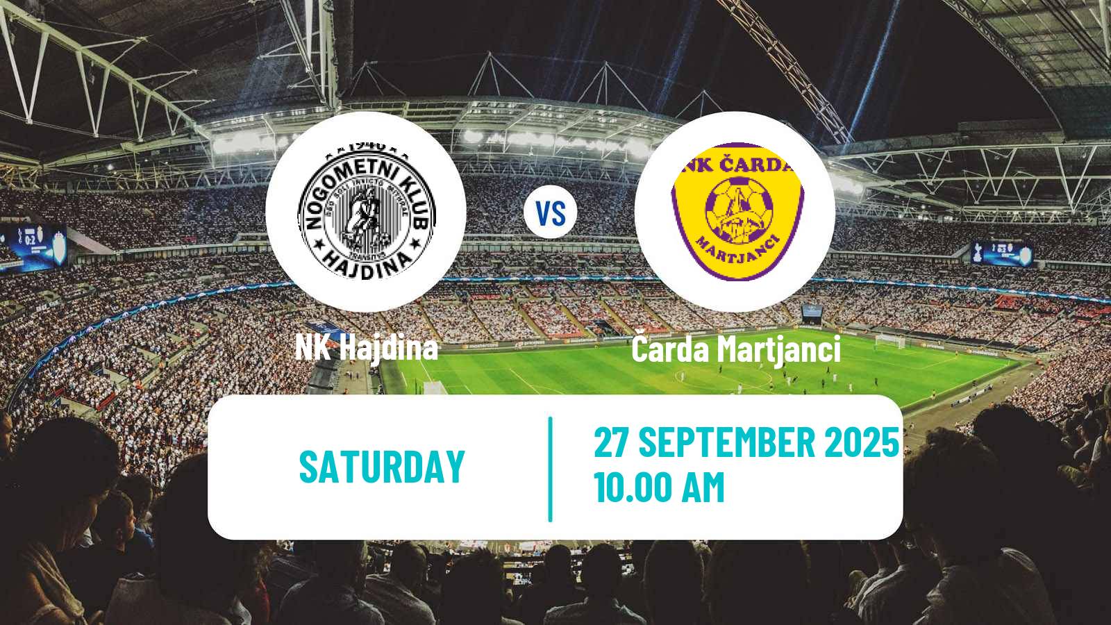 Football Slovenian 3 SNL East Hajdina - Čarda Martjanci