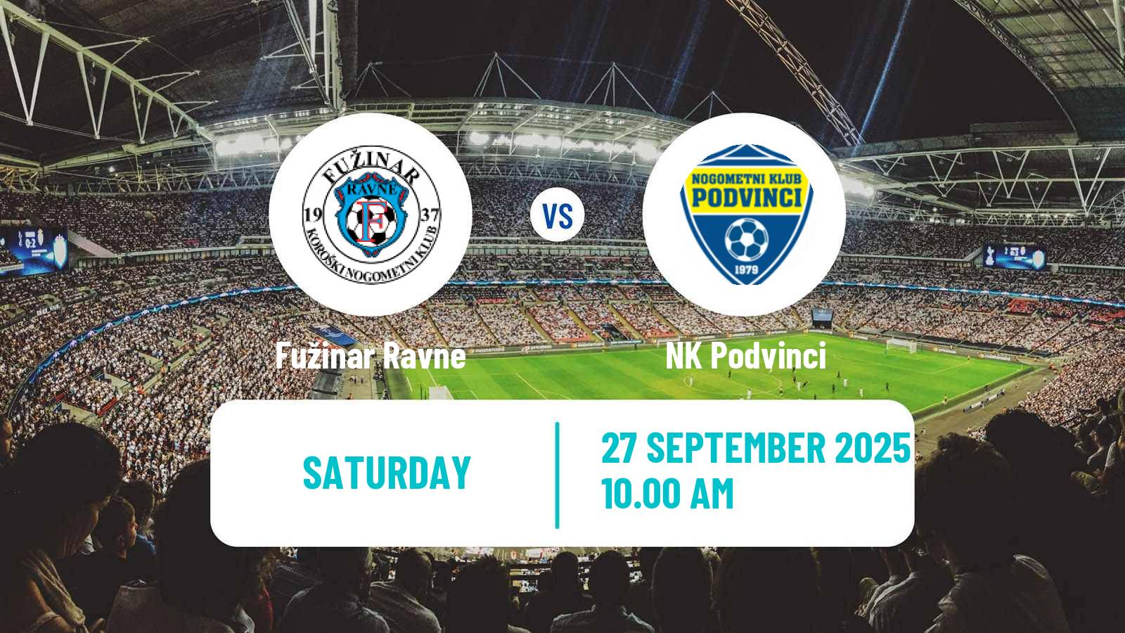Football Slovenian 3 SNL East Fužinar Ravne - Podvinci