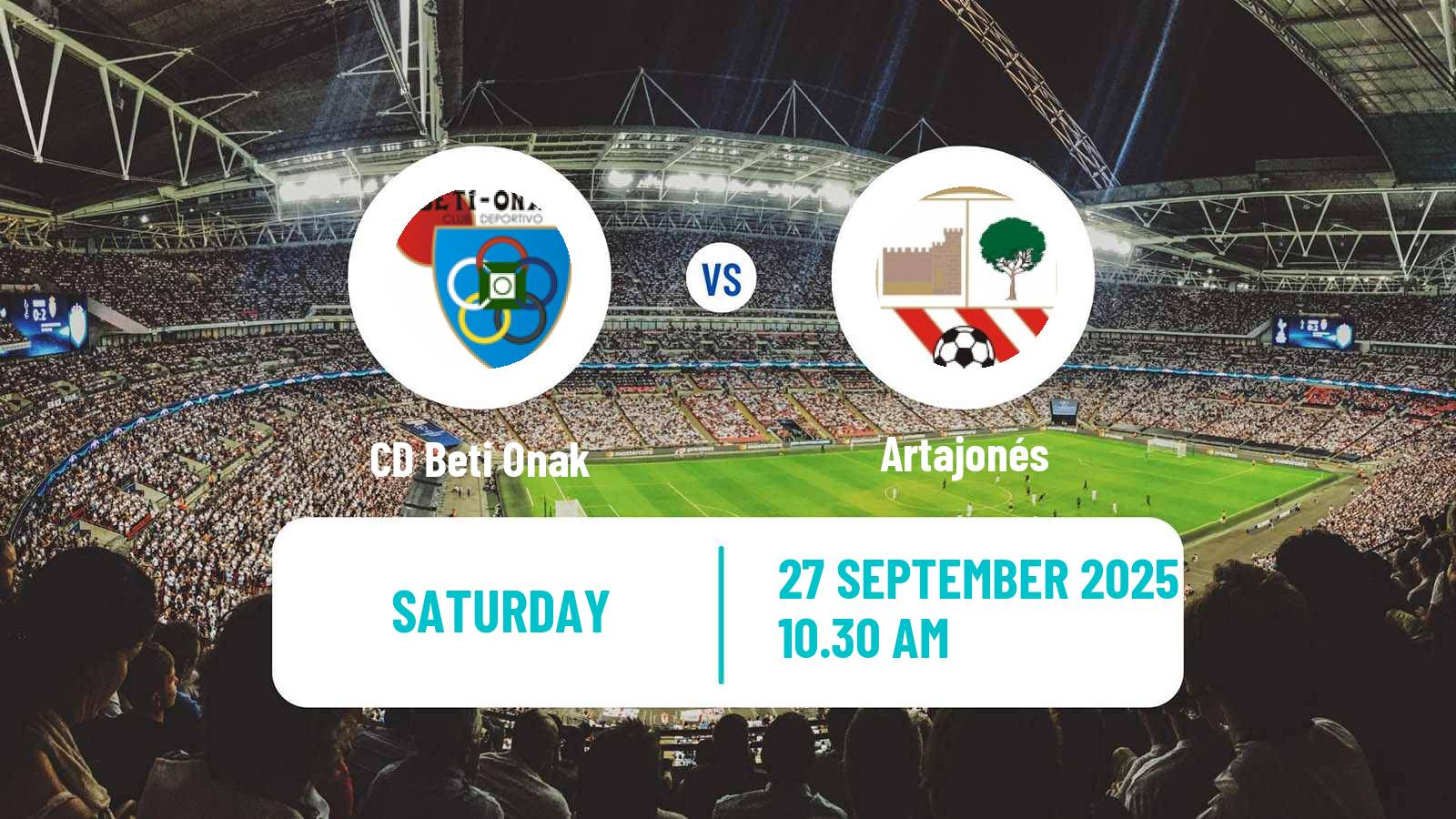 Football Spanish Tercera RFEF - Group 15 Beti Onak - Artajonés