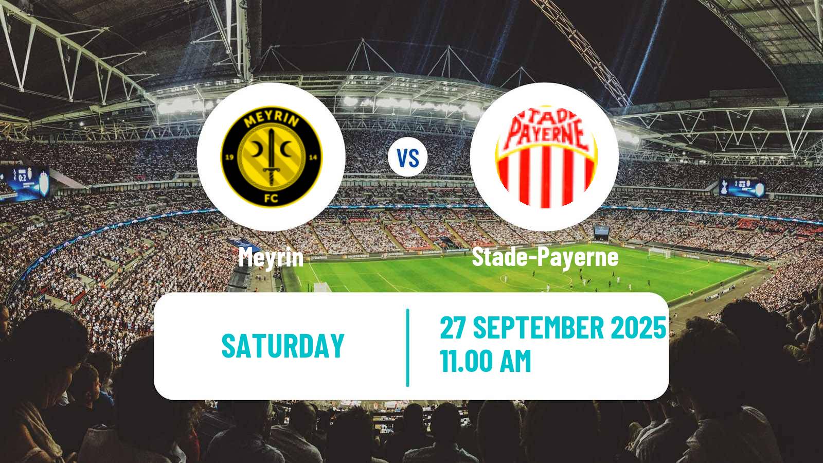 Football Swiss 1 Liga Classic Group 1 Meyrin - Stade-Payerne