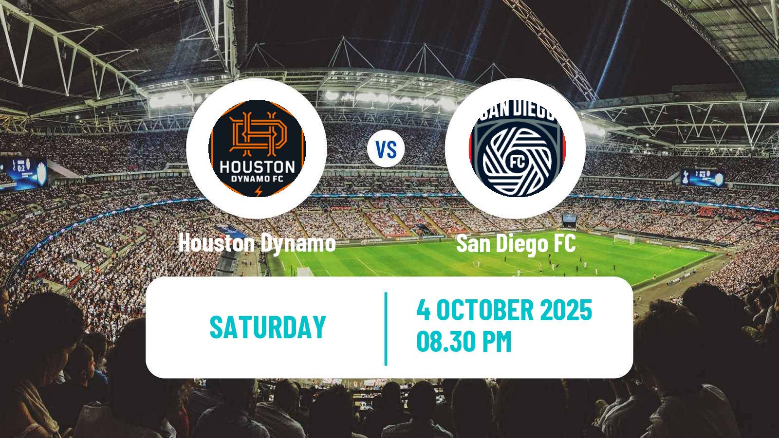 Football MLS Houston Dynamo - San Diego