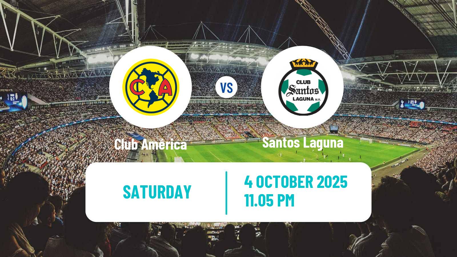 Football Mexican Liga MX Club América - Santos Laguna