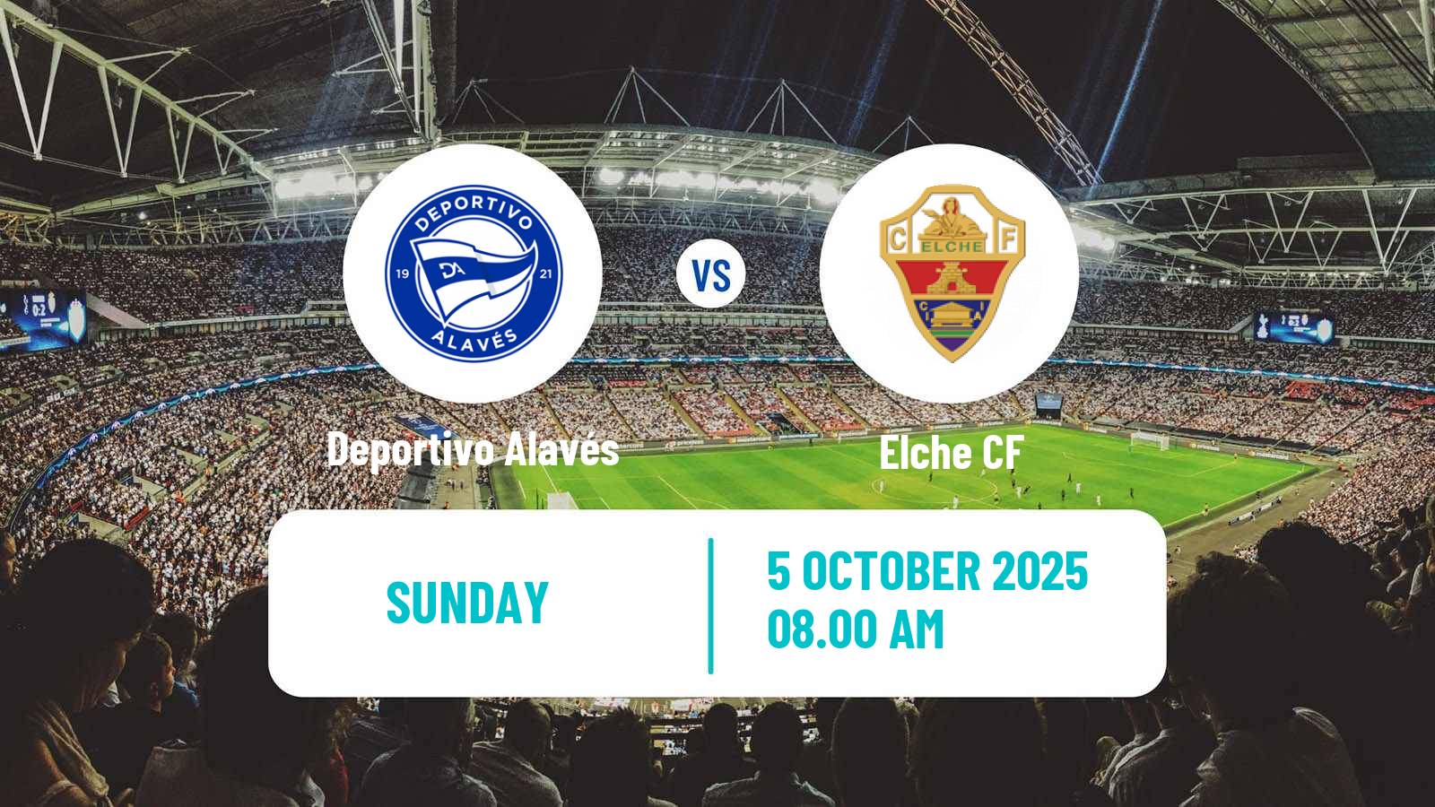 Football Spanish LaLiga Deportivo Alavés - Elche
