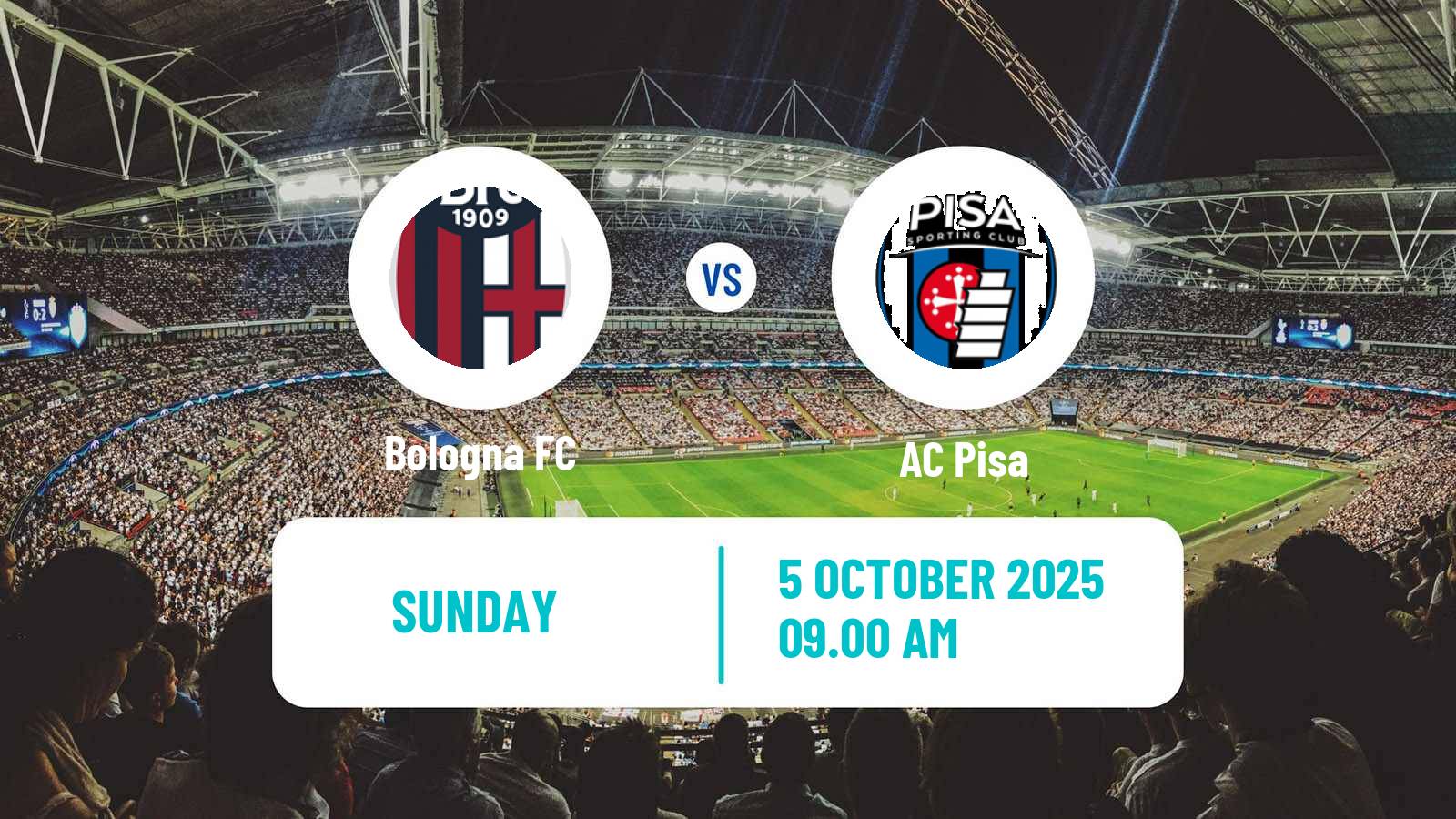 Football Italian Serie A Bologna - Pisa