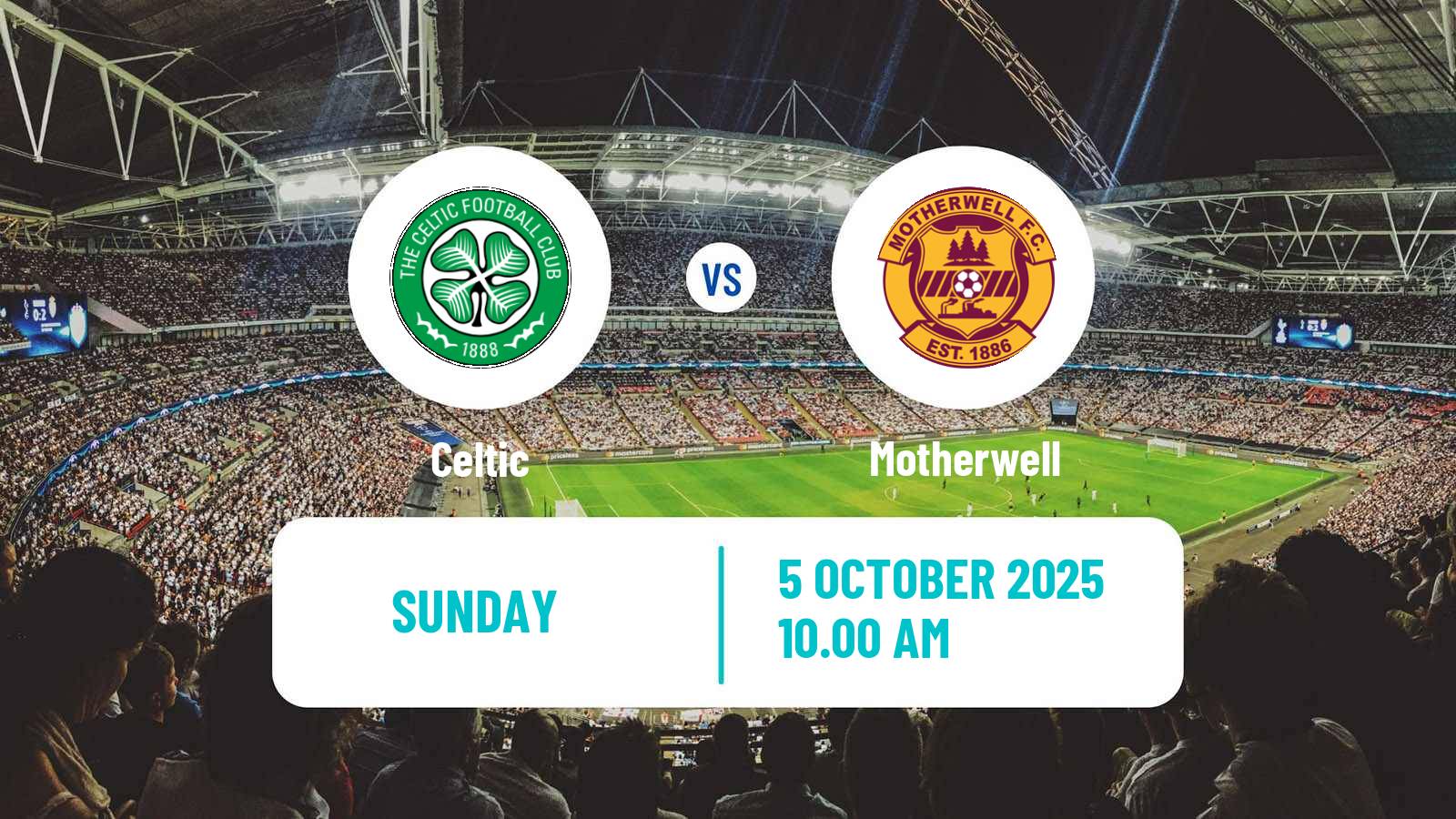 Football Scottish Premier League Celtic - Motherwell
