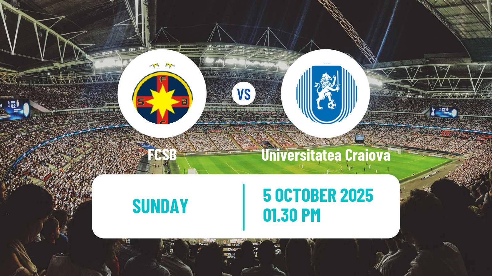 Football Romanian Liga 1 FCSB - Universitatea Craiova