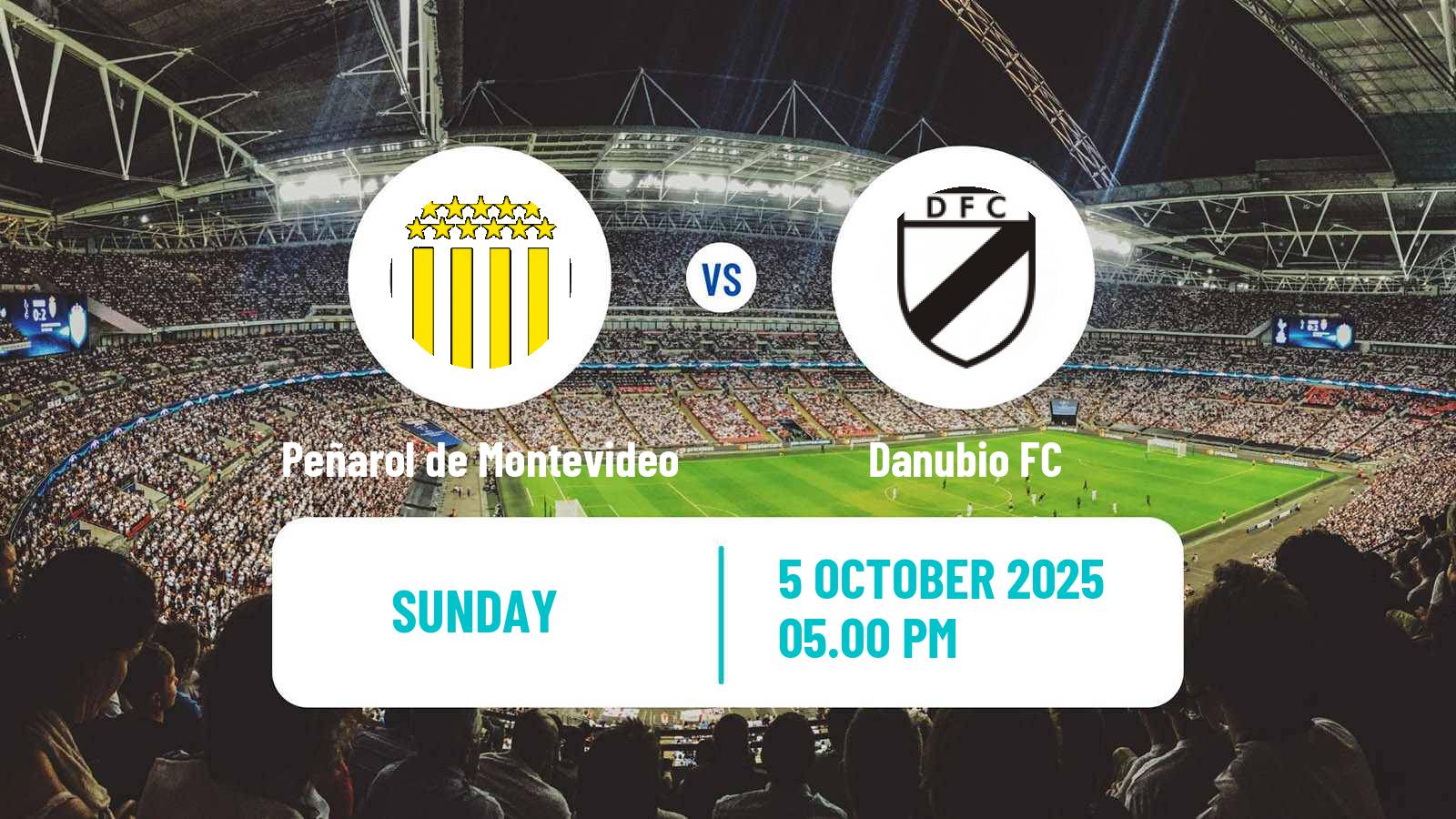 Football Uruguayan Primera Division Peñarol de Montevideo - Danubio
