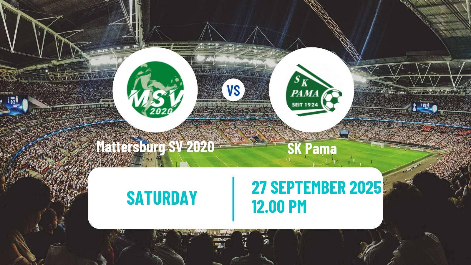 Football Austrian Landesliga Burgenland Mattersburg SV 2020 - Pama