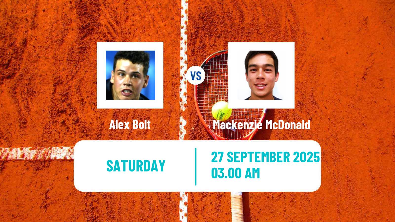 Tennis Jingshan Challenger Men Alex Bolt - Mackenzie McDonald