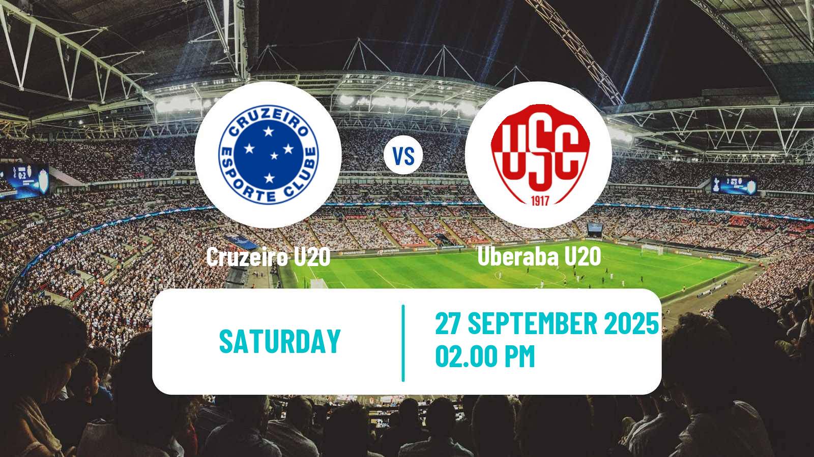 Football Brazilian Mineiro U20 Cruzeiro U20 - Uberaba U20