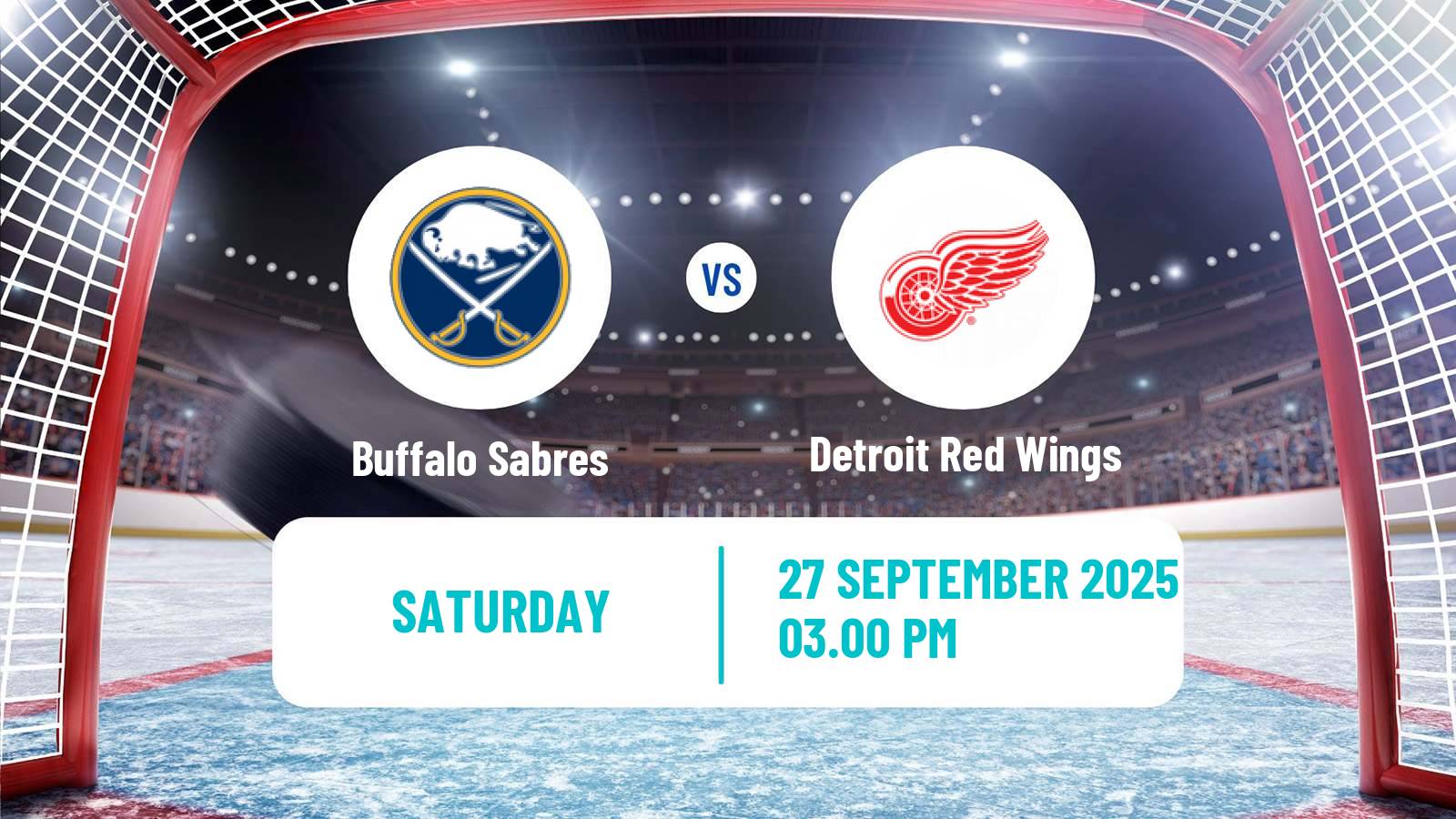 Hockey NHL Buffalo Sabres - Detroit Red Wings