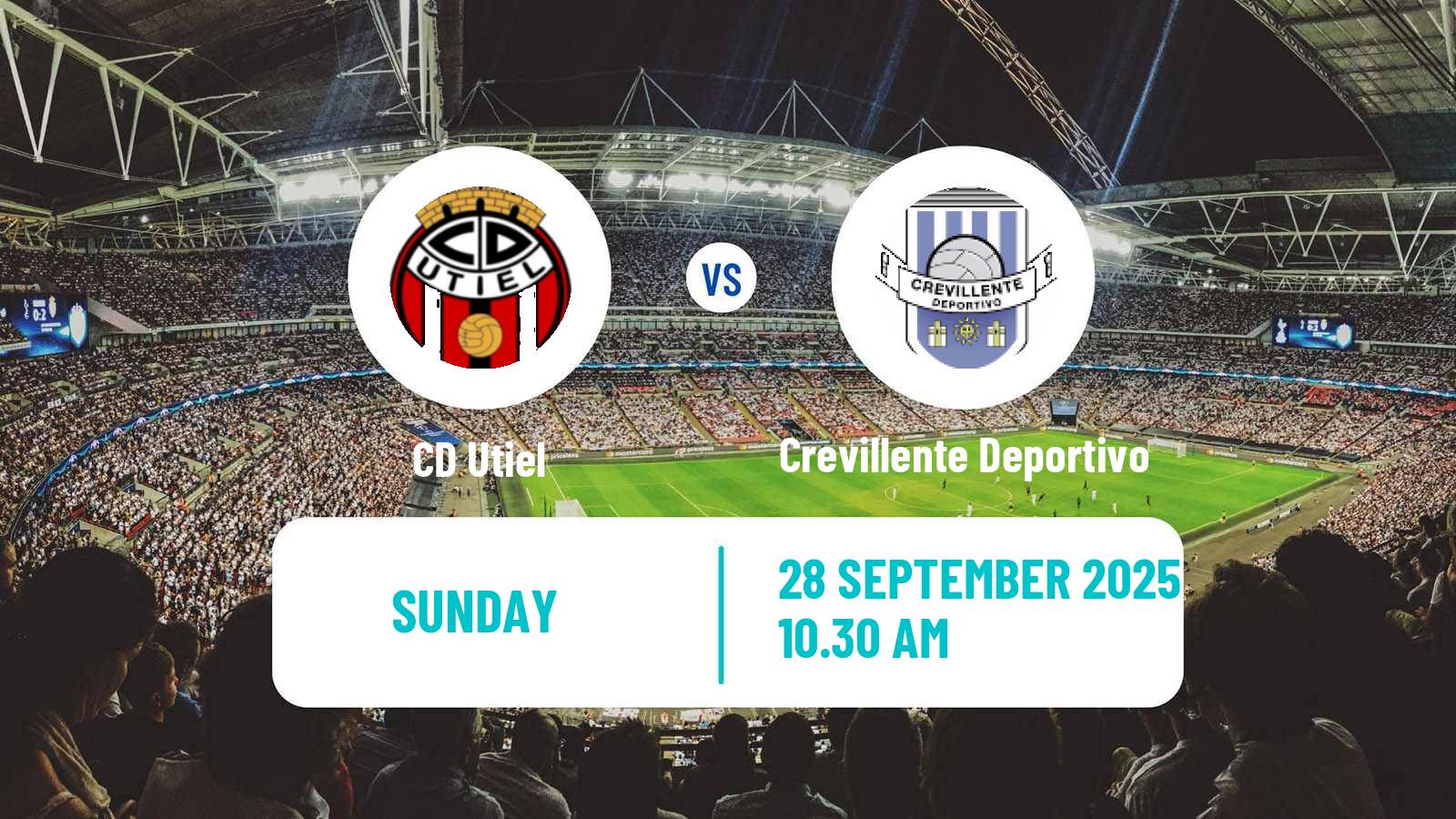 Football Spanish Tercera RFEF - Group 6 Utiel - Crevillente Deportivo